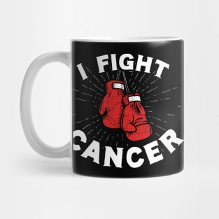 I Fight Cancer - Cancer fighter motivation for Franks Dad by Kelly Design Company Mug